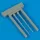 Quickboost Su-27 Flanker B pitot tubes - Pitot-csövek