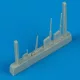Quickboost Su-27 Flanker B antennas - antennák