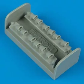  Quickboost Fw Ta 152H exhausts für Dragon und Italeri Bausatz - kipufogócsonkok