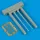 Quickboost MiG-29 Fulcrum Pitot tubes - Pitot-csövek