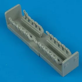   Quickboost Bf 110C exhaust für Eduard Bausatz - kipufogócsonkok