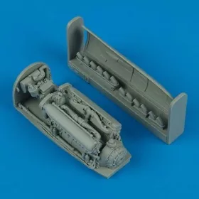   Quickboost P-40E Warhawk engine für Hasegawa Bausatz - motor