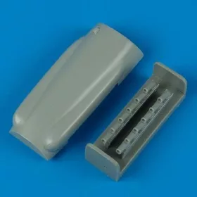   Quickboost Spitfire Mk. 22/24 cowling and exhaust Für Airfix Bausatz - motorburkolat és kipufogócsonkok