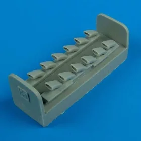   Quickboost Bf 109K exhaust für Hasegawa Bausatz - kipufogócsonkok