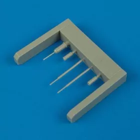   Quickboost MC.200 Saetta pitote tubes & antennas - Pitot-csövek és antenna