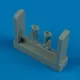 Quickboost MC.200 Saetta exhaust for Italeri - kipufogócsonkok