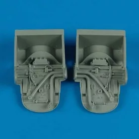   Quickboost Bf 110C/D engine bulkhead for CyberHobby - motortér-válaszfal
