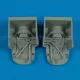 Quickboost Bf 110C/D engine bulkhead for CyberHobby - motortér-válaszfal