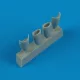 Quickboost TSR.2 air intakes for Airfix - légbeömlők