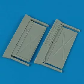   Quickboost MiG-29A fulcrum air intake covers (ACA) - MiG-29A Fulcrum légbeömlő-védőburkolatok, Academy maketthez