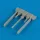 Quickboost Ju 87 gun barrels for Italeri - fegyvercsövek