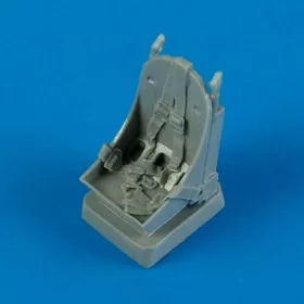   Quickboost P-39 Airacobra seat with safety belts - ülés biztonsági övekkel