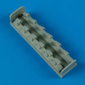 Quickboost Bf 109F exhaust for Zvezda - kipufogócsonkok