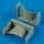 Quickboost Yak-38 Forger A air intakes for HB - légbeömlők, HobbyBoss maketthez