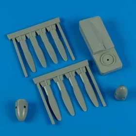   Quickboost P-61A/B black widow proellers w/tool - légcsavarok szerelőszerszámmal