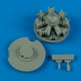   Quickboost TBF/TBM Avenger engine f. ITA/ACA/ACCU - motor, Italeri / Academy / Accurate Miniatures maketthez