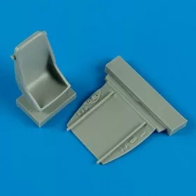   Quickboost Bf 109F - early seat conversion f Zvezda - korai változat – ülés – átalakító készlet