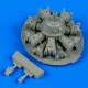 Quickboost SB2C Helldiver engine for Revell/ACCM - motor