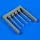 Quickboost A-1 Skyraider gun barrels for Tamiya - fegyvercsövek