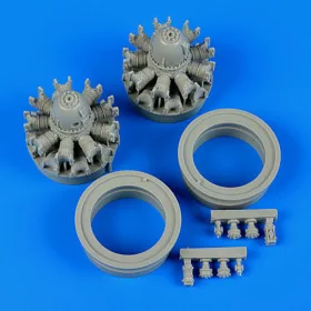 Quickboost PV-1 Ventura engines for Revell - motorok