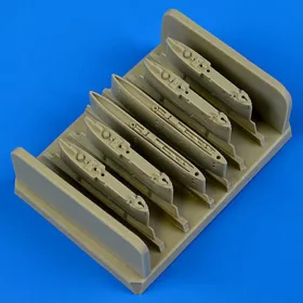   Quickboost OV-1Mohawk pylons for Roden - fegyverfelfüggesztő pilonok