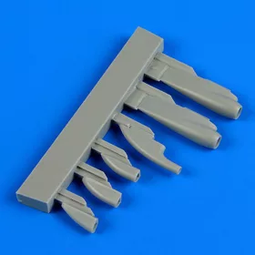   Quickboost Gloster Javelin FAW 9/9R air scoop f.Air - levegőbeömlő nyílások, Airfix maketthez