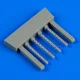 Quickboost EMB-314 Super Tucano gun barrels f.HBoss - fegyvercsövek, HobbyBoss maketthez