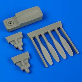   Quickboost C-45 propellers w/tool for ICM - légcsavarok összeállító sablonnal
