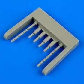   Quickboost A-36A Apache gun barrels f.Itareli/ACC - fegyvercsövek, Italeri / Accurate Miniatures maketthez