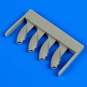   Quickboost Petlyakov Pe-2 air intakes for Zvezda - légbeömlők