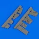Quickboost F-4J/S Phantom II undercarriage covers for Academy - futóműajtók