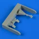 Quickboost Su-25K Frogfoot control lever a.pedals for KP/Smer - botkormány