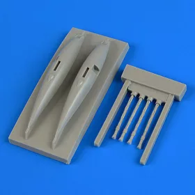   Quickboost Gloster Gladiator gun pods f. Roden/Edua - gépágyúkonténerek, Roden / Eduard maketthez