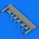 Quickboost Gloster Javelin antennas for Airfix - antennák