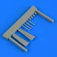 Quickboost P-40B warhawk gun barrels for Airfix - fegyvercsövek