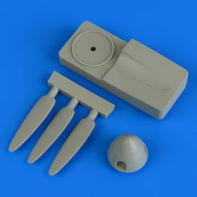   Quickboost Ju 87B Stuka VS-11 propeller w/tool for Airfix - légcsavar összeállító sablonnal