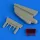 Quickboost F-14A/B Tomcat chin pod with ECM antenna for Tamiya - áll alatti szenzorkonténer ECM-antennával