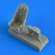 Quickboost Ju 87B Stuka seats with safety belts for Airfix - ülések biztonsági övekkel