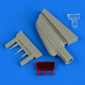   Quickboost F-14A/B Tomcat chin pod with ECM/TCS equip. for Tamiya - áll alatti ECM/TCS szenzorkonténer