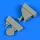Quickboost A-1J Skyraider tailwheel for Tamiya - farokkerék