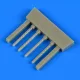 Quickboost EMB 312 Tucano gun barrels f.HobbyBoss - fegyvercsövek