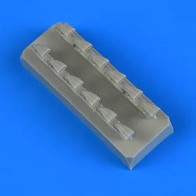 Quickboost Bf 109 G-6 exhaust for Tamiya - kipufogócsonkok