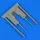 Quickboost Bf 109 G-6 gun barrels for Tamiya - fegyvercsövek