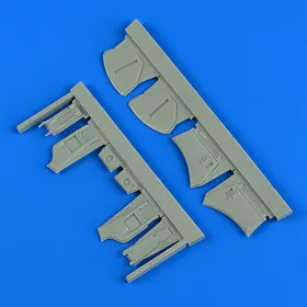   Quickboost Hawker Hunter undercarriage covers for Airfix - futóműajtók