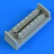 Quickboost Bf 109G-10 exhaust for Revell - kipufogócsonkok
