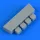 Quickboost Bf 109G-6 shell case for Tamiya - lőszerhüvely-részlet