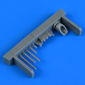   Quickboost P-38F/G Lightning gun barrels - type A for Tamiya - fegyvercsövek