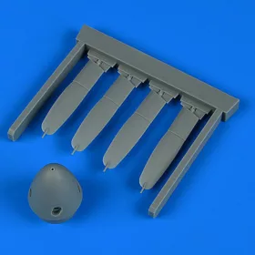 Quickboost P-51D Mustang propeller for Eduard - légcsavar