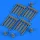 Quickboost B-17G flying fortress propellers for HK Model - légcsavarok