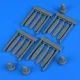 Quickboost B-17G flying fortress propellers for HK Model - légcsavarok